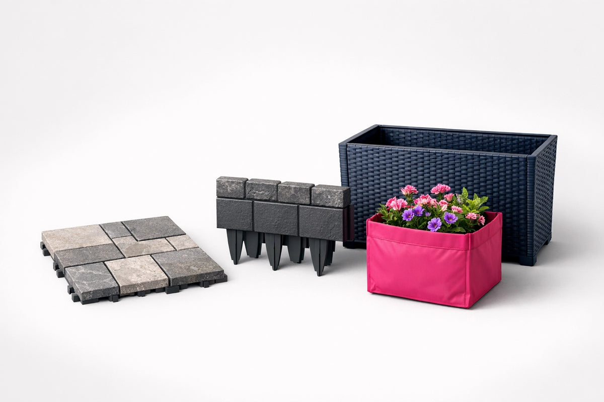 Organizzazione terrazzi, giardini e vialetti