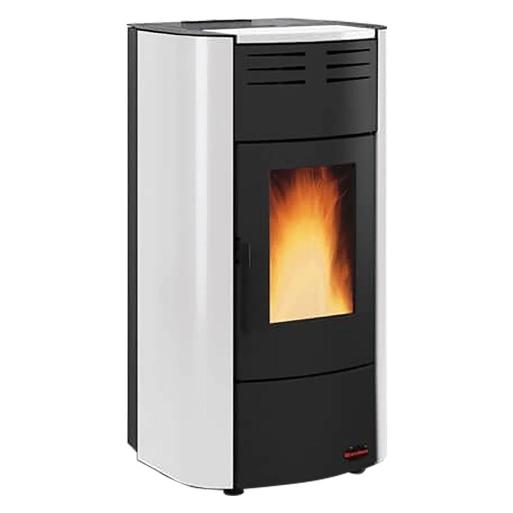 1pz termostufa a pellet 'raffaella idro h15' colore bianco cod:ferx.7001517nlm