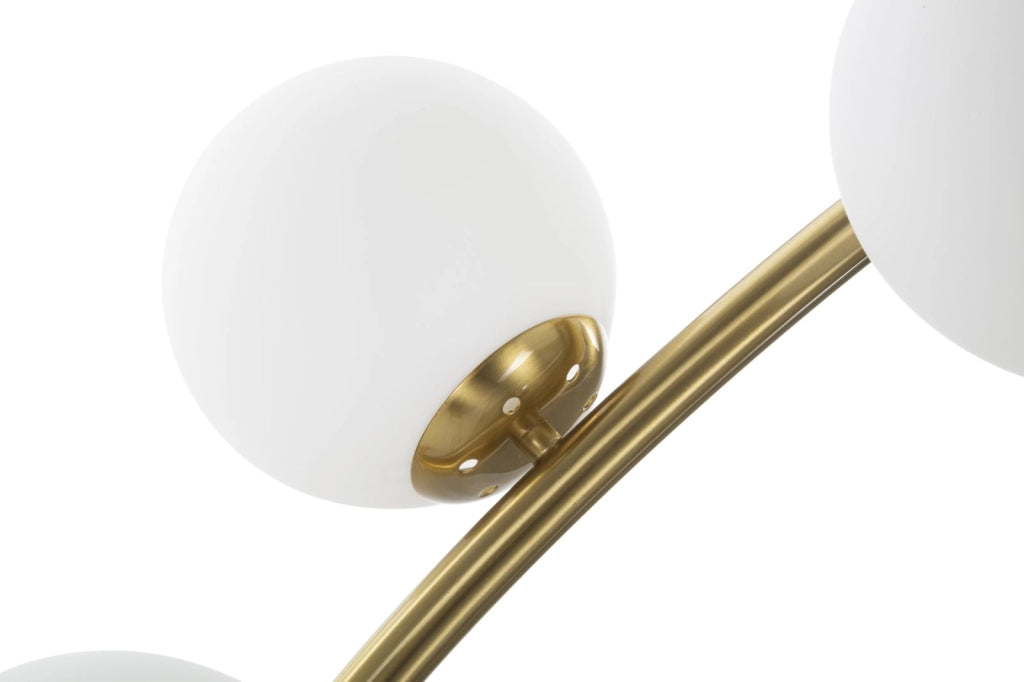 LAMPADA DA TERRA GLAMY ARC 6 LUCI CM 130X45X220-246