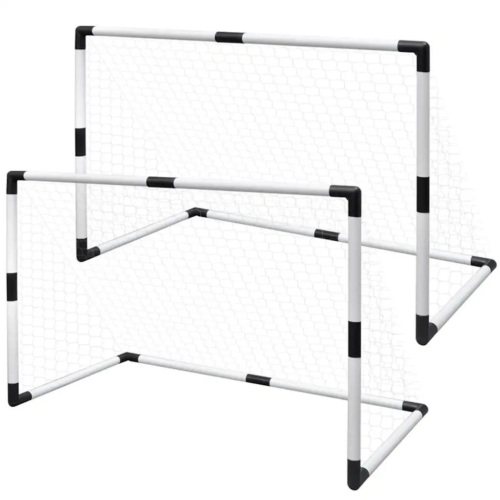 Set Mini Porte da Calcio 2 pz per Bambini 91,5 x 48 x 61 cm 90571