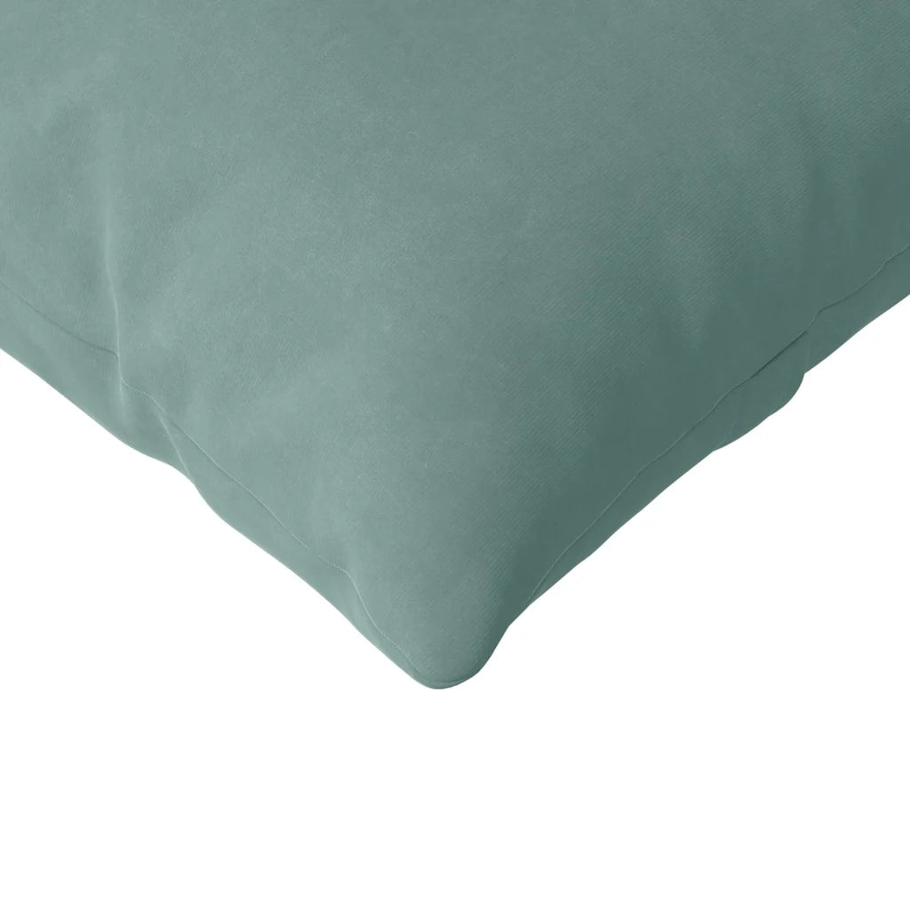 Cuscini da Divano 2 pcs Verde Mare 200 x 40 cm Tessuto in Cords 42013895