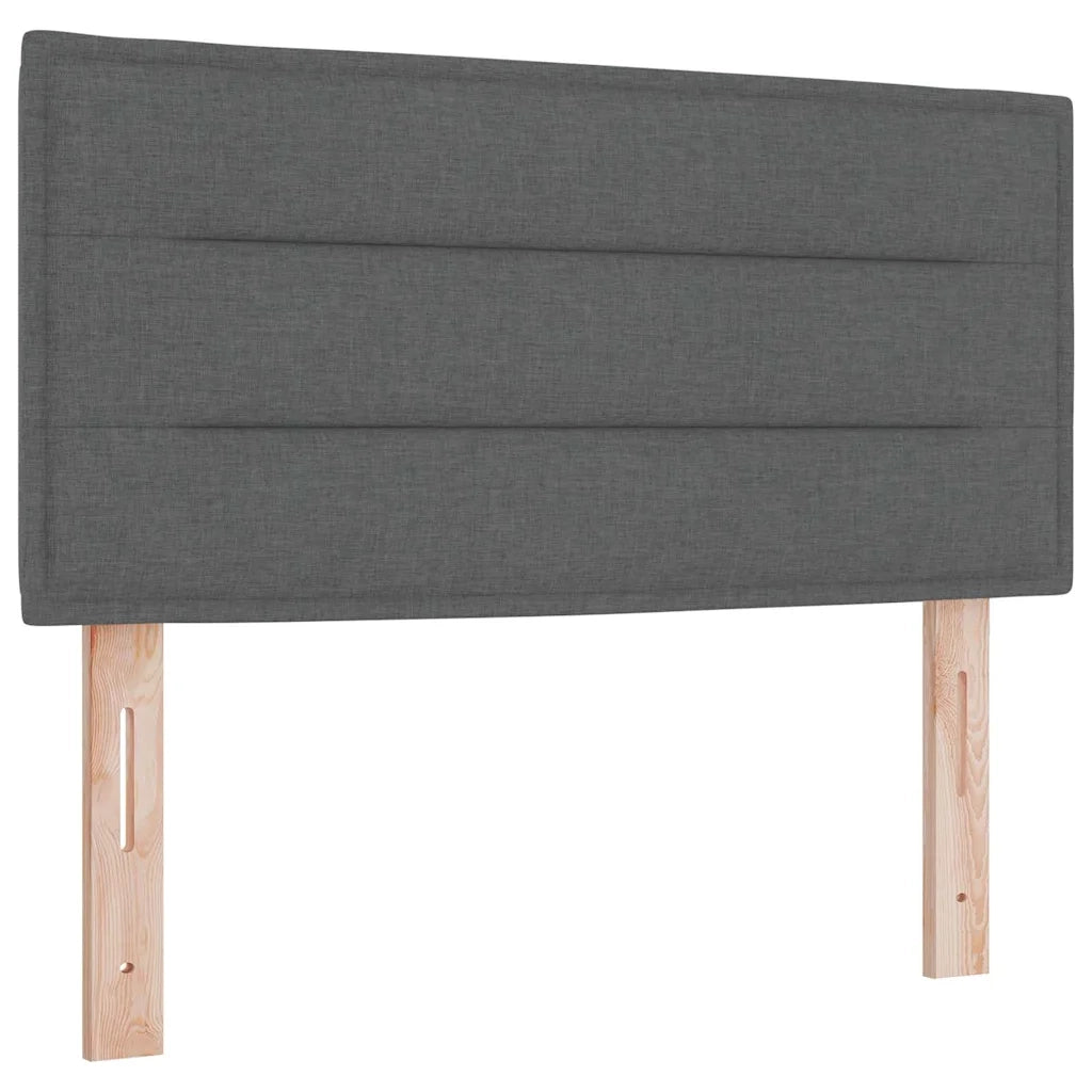 Testiera | Testata Grigio scuro 90 cm Tessuto