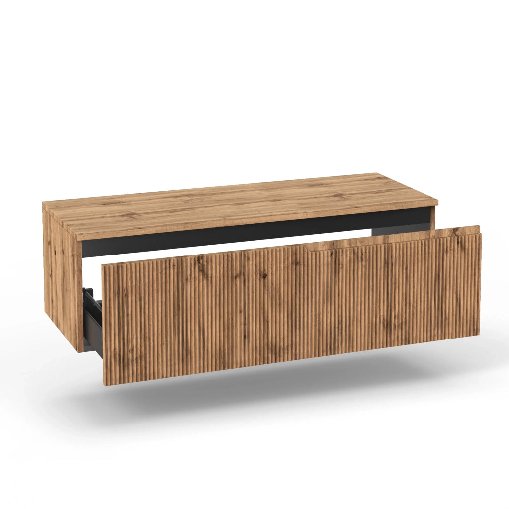 Base con top 1 cestone VENERE quercia_120x45x37