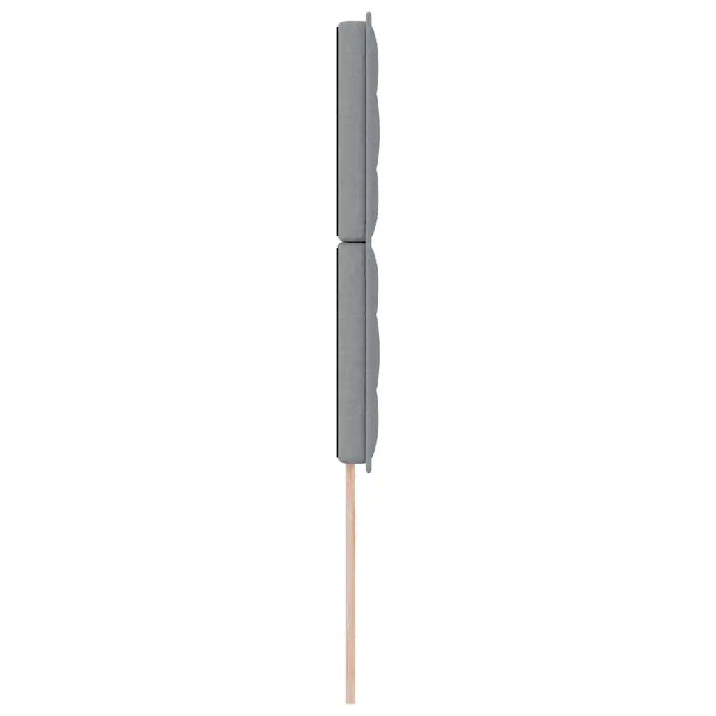 Testiera | Testata Grigio chiaro 100 cm Tessuto