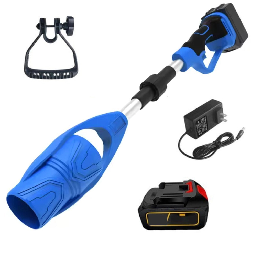 SOFFIATORE PIEGHEVOLE WIRLESS BATTERIA 24V RICARICABILE GIARDINO FOGLIE POTENTE
