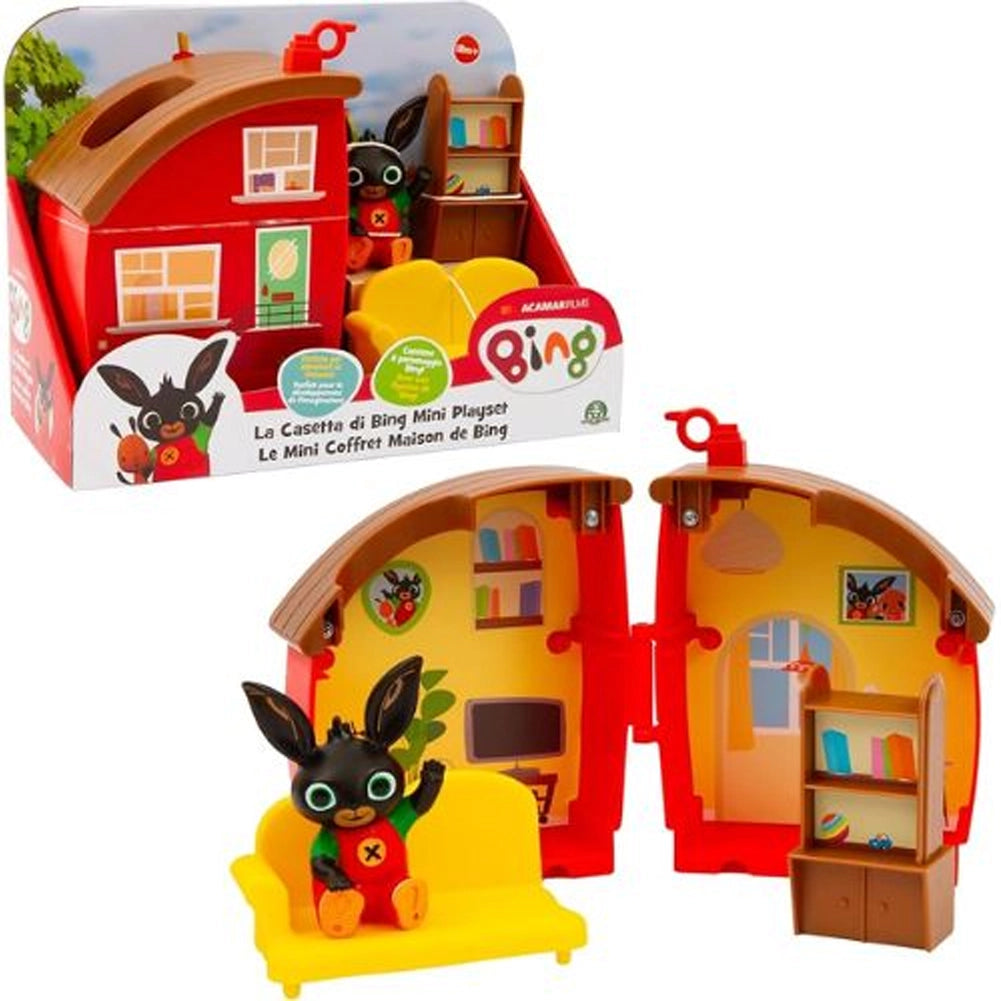 Bing Casa Mini Playset con Accessori e Personaggio Gioco Giocattolo Idea Regalo