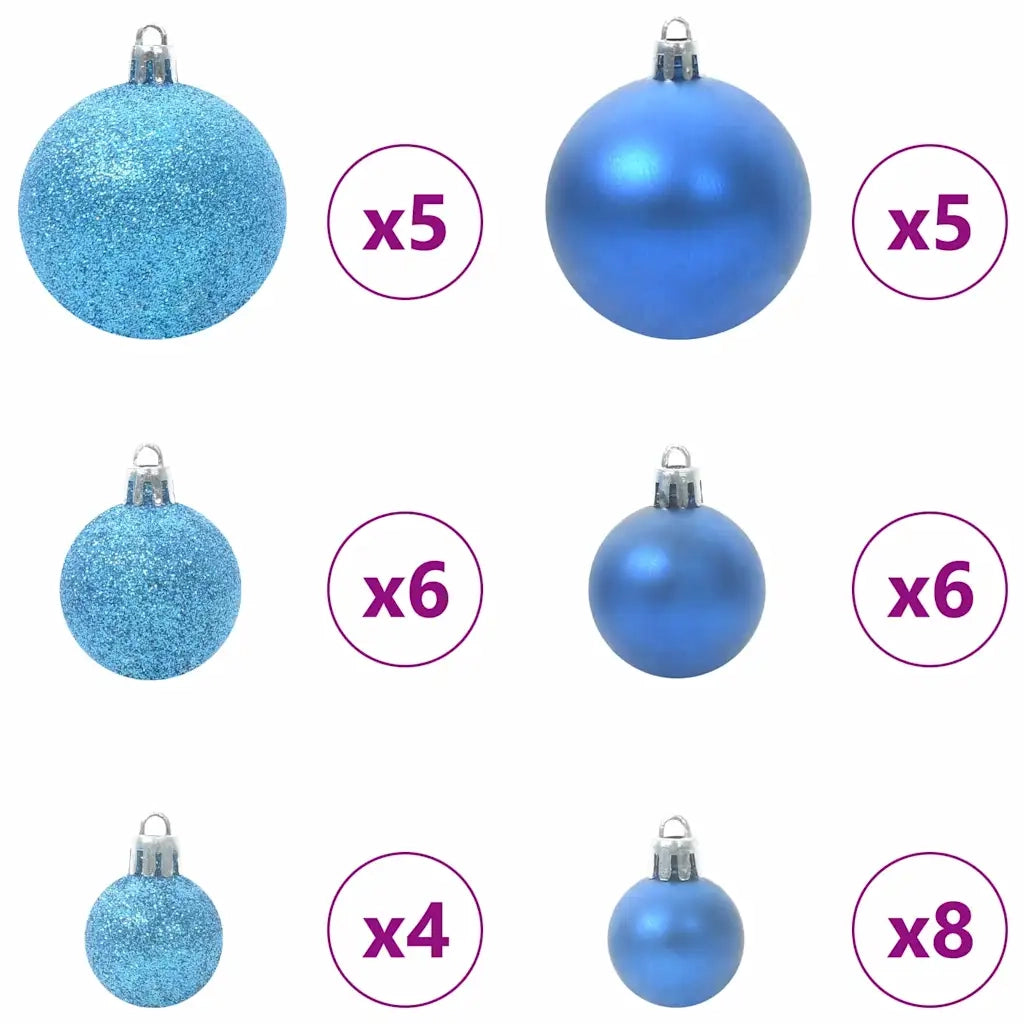 Albero di Natale artificiale pieghevole con coni Verde 120 cm 3395078