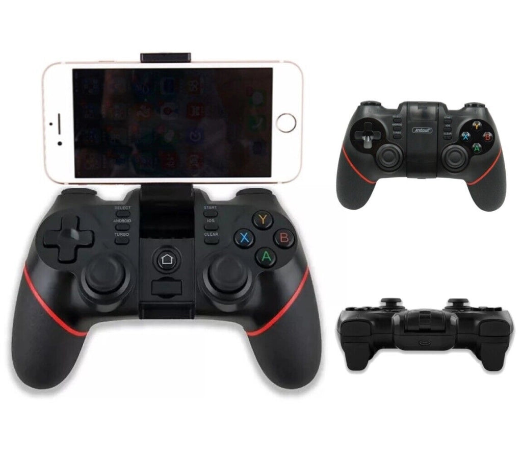 Controller joystick wireless bluetooth gamepad per Android iOS PC PS3 Q-PA1