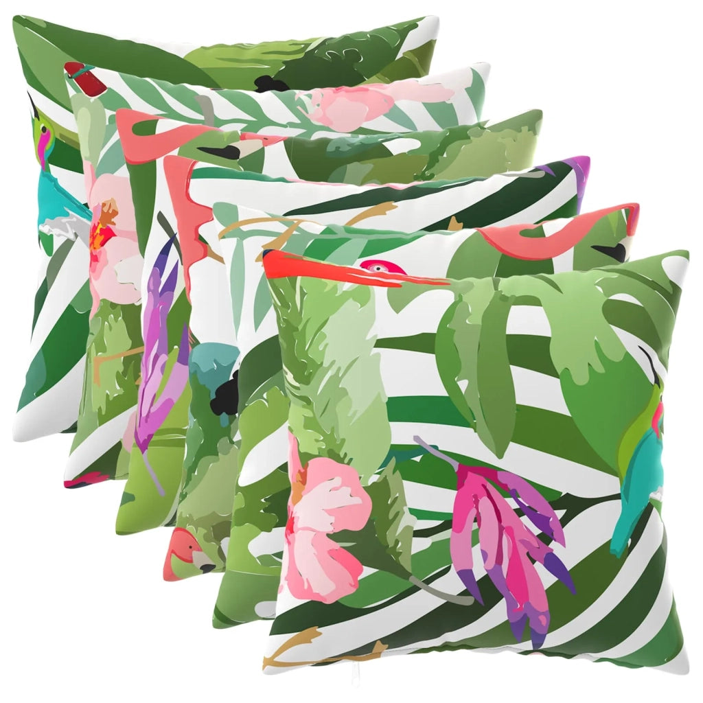 Federa 6 pcs HEERLEN Multicolore 35 x 35 cm Poliestere 908156