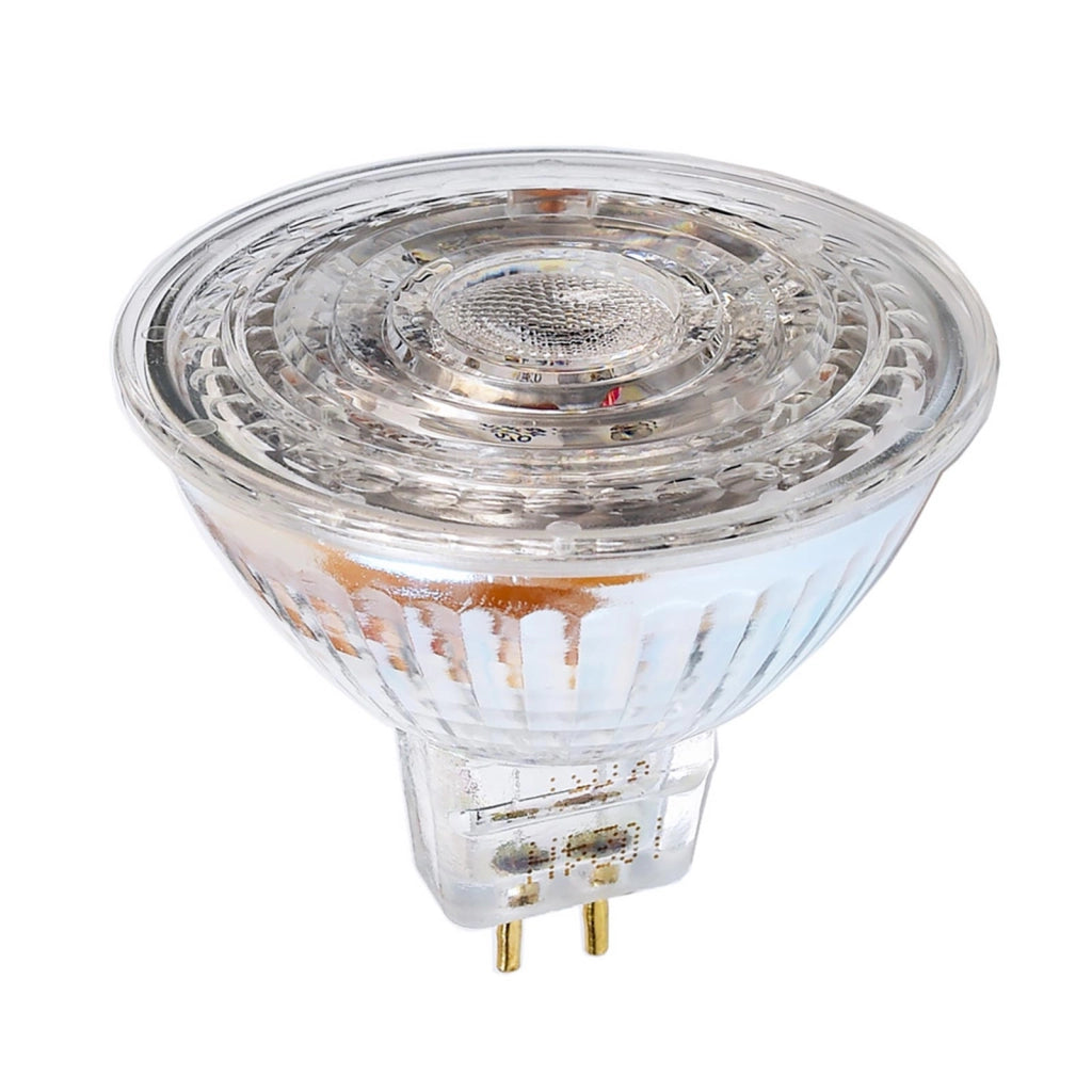 Lampadina SPOT LED MR16 3.8W attacco GU5.3 faretto lampada 12V AC/DC angolo luce 36 gradi luce 3000K