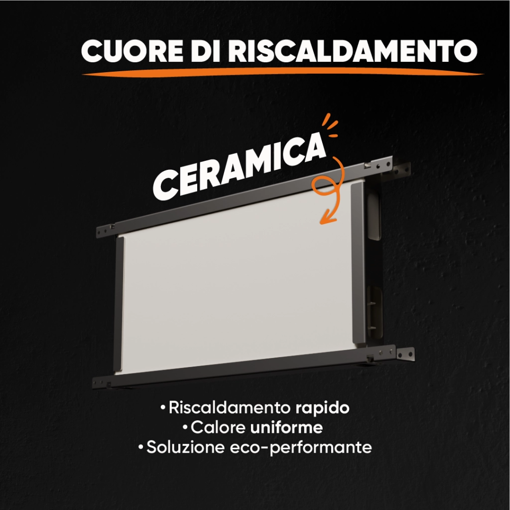 Radiatore elettrico Wi-Fi Bestherm NESSA CONNECT 500W