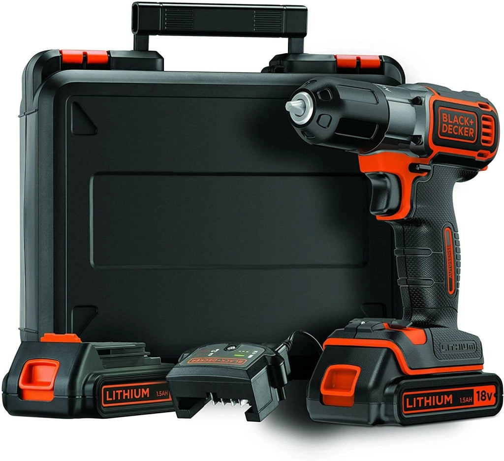 Trapano Avvitatore Autosense 18V 2 Batt. - Black E Decker