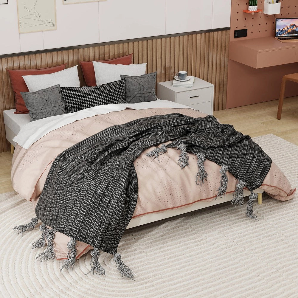 Letto Imbottito in Velluto ¨C Xylo ¨C Beige 160x200