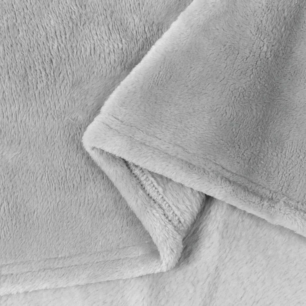 Coperta Grigio 220 x 240 cm Panno 42016771