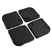 EasyComfort Set 4pz Base per Ombrellone da Giardino in Plastica 50 × 50 × 7.5cm