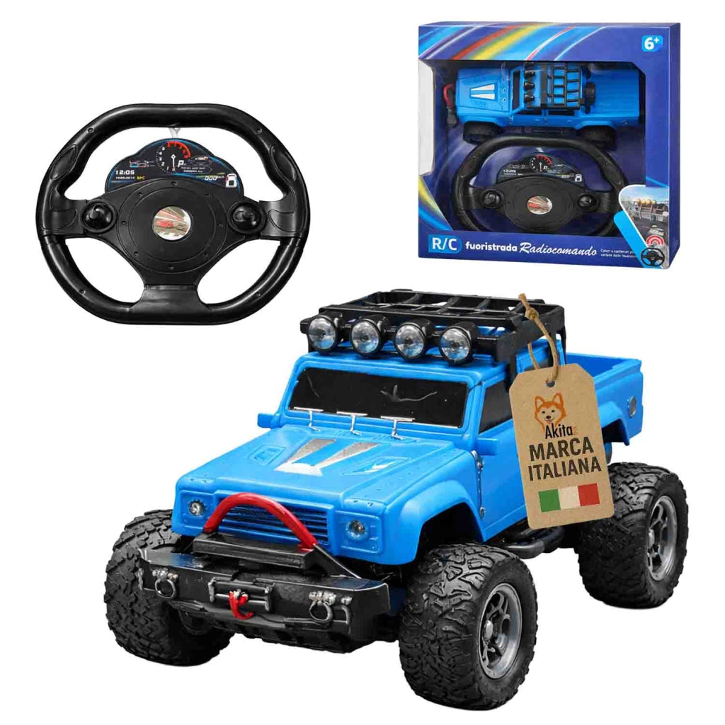 Akitaink Fuoristrada Radiocomandato Auto RC Avanti/Indietro 6+