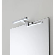 LAMPADA LED SPECCHI 4W 18CM IP44 IN ABS CROMO