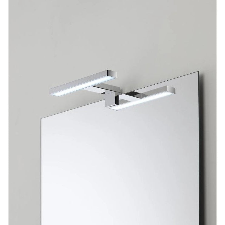 LAMPADA LED SPECCHI 4W 18CM IP44 IN ABS CROMO