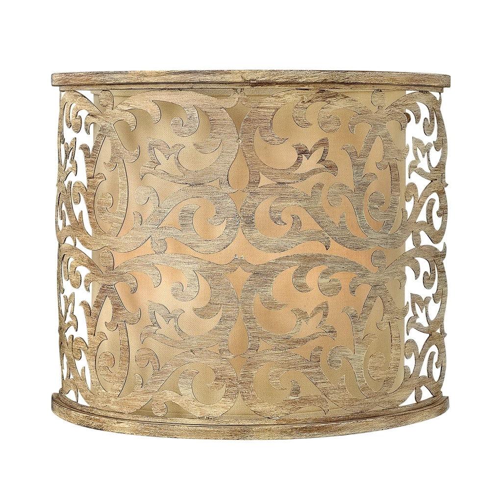 Applique Contemporanea Carabel Acciaio Champagne Spazzolato 2 Luci E14