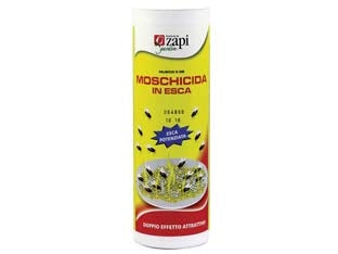 ESCA MOSCHICIDA IN GRANULI PRONTA ALL'USO- - gr.100 barattolo spargiprodotto - 12 pezzi ZAPI