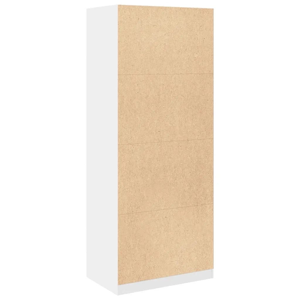 Armadio Bianco 80x50x200 cm in Legno tecnico