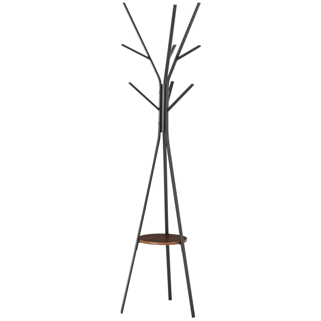 Appendiabiti con ripiani ¨C Minimal ¨C marrone 45x45x180 cm