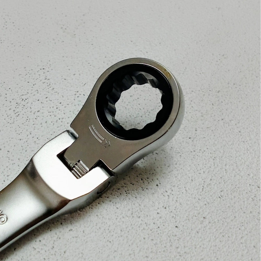 Benman 13mm chiave combinata a cricchetto snodata professionale