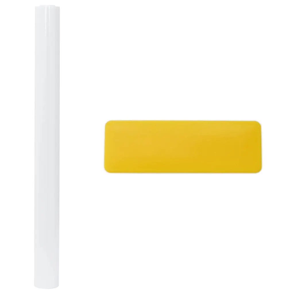 Pellicola statica per finestre Bianco Frosted 45 x 2000 cm PVC 3394689