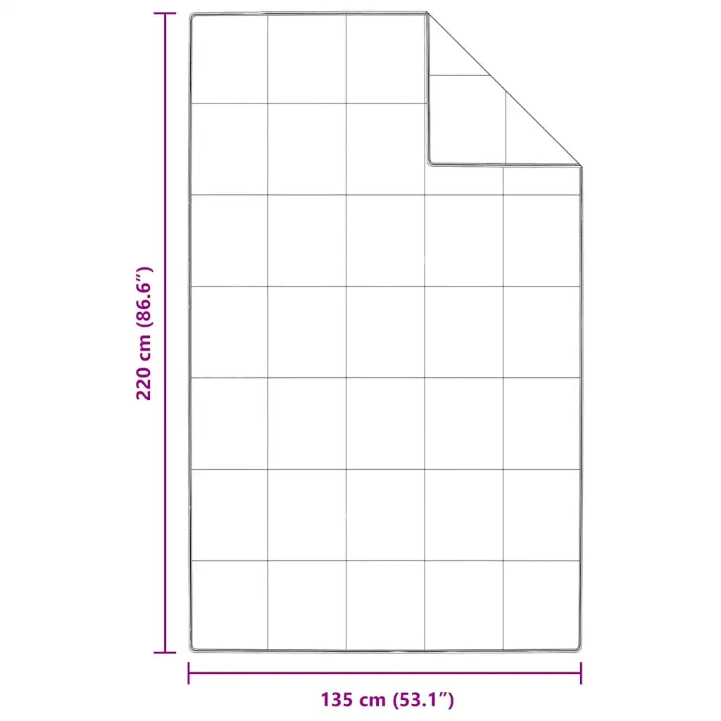 Duvet Invernale Bianco 135 x 220 cm Piuma 42007656