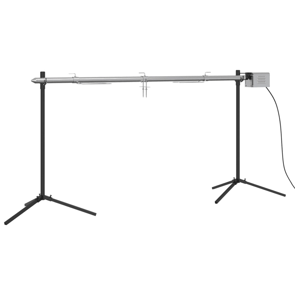 Set Griglia e Vassoio Barbecue Automatico in Acciaio Inox