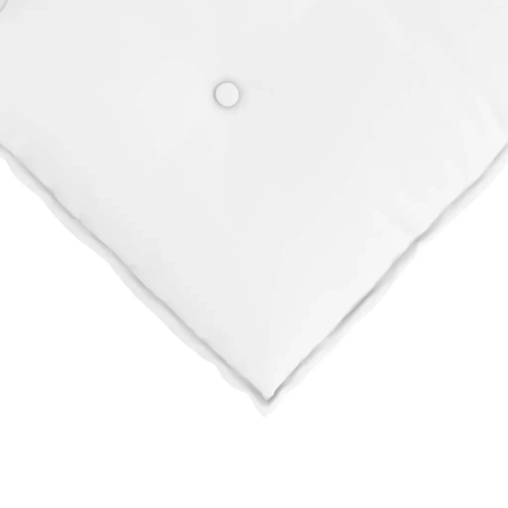 Cuscino per Schiena Bianco 60 x 19 x 50 cm Tessuto 42014669