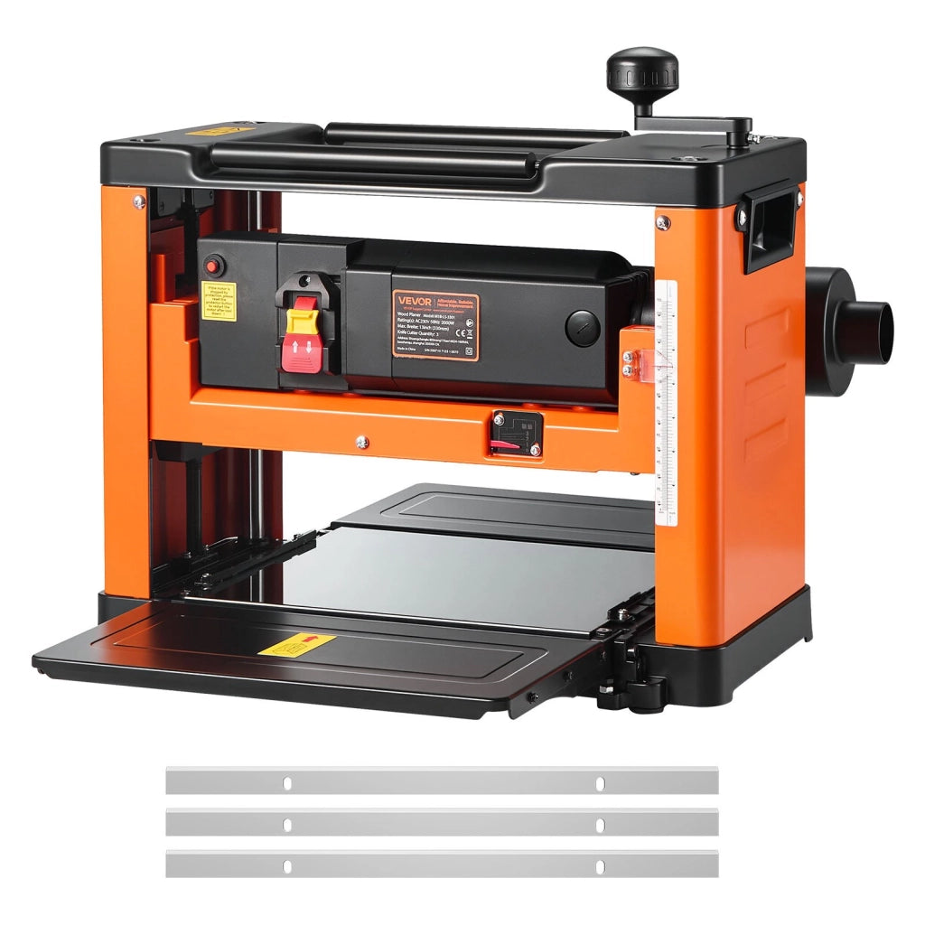 Pialla a Spessore da Banco M1B-LS-3301 2000W 330 mm, Piallatrice Elettrica Robusta e Durevole per Legno Fai da Te