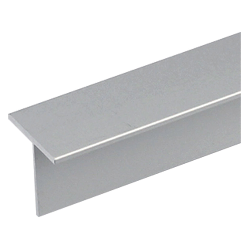 10pz profilo per fai da te a 't' mm 20 x 20 x 1,5 - mt 1 colore argento cod:ferx.1030879nlm