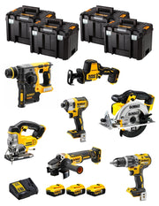 DeWALT Kit DWK702T (DCD796 + DCH273 + DCG405 + DCF887 + DCS331 + DCS391 + DCS369 + 3 x 5,0 Ah + DCB115 + 4 x TSTAK VI)