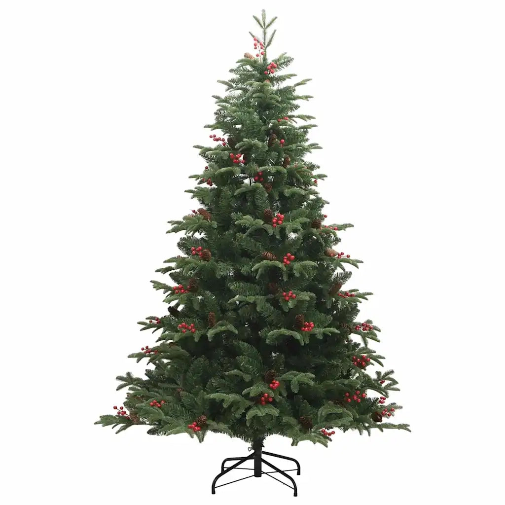 Albero di Natale artificiale con 300 LED Verde 210 cm 3395563