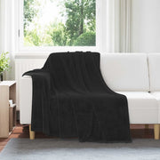 Coperte da Pile 6 pcs Nero 150 x 200 cm Panno 42016810