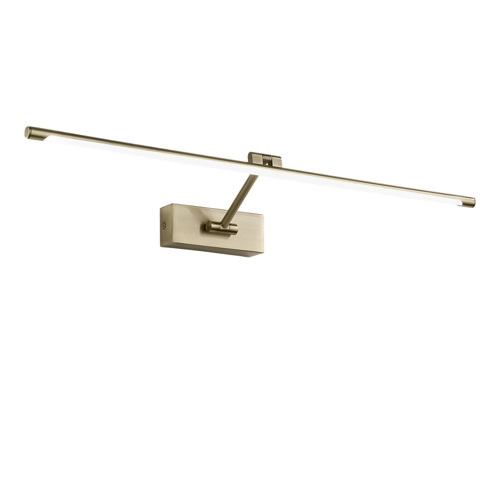 Lampada a Parete GAP443C Gealuce in Metallo Brunito, LED 8W 3000K, Luce Indiretta, Diffusore Sintetico, IP20, Design Moderno - Gealuce