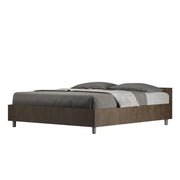 Letto matrimoniale contenitore 160x200 noce Nuamo