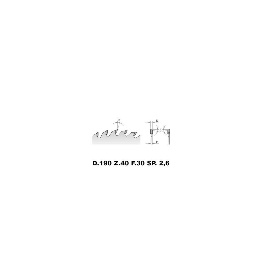 Trade Shop - Disco Taglio Lama Per Sega Circolare 125-240 Mm Longitudinale E Trasversale -