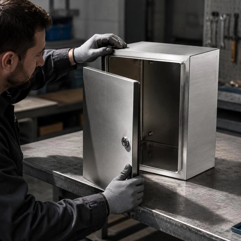 40x30x25 Cm Stainless Steel Electrical Enclosure IP66 Wall Mounting Box