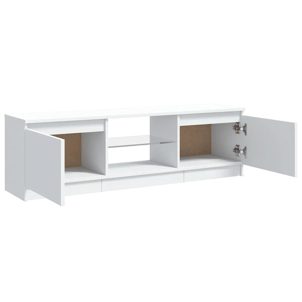 Mobile Porta TV con Luci LED Bianco 120x30x36 cm 804283