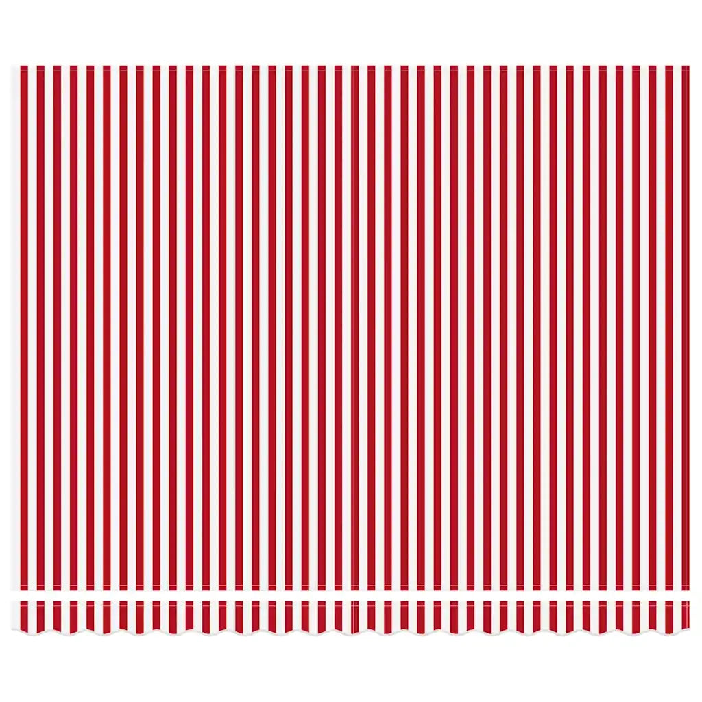 Tenda retrattile Rosso e Bianco 400 × 350 cm 3330753