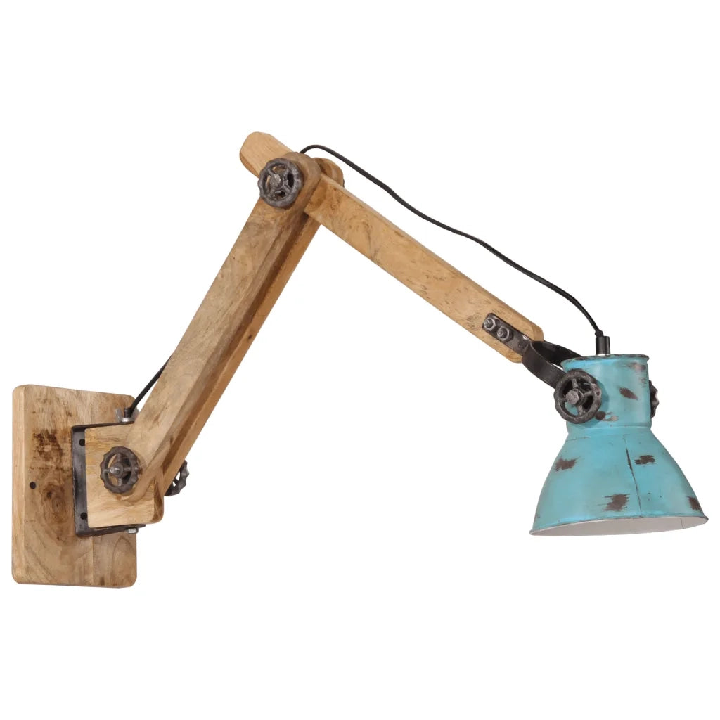 Lampada a Parete 25 W Blu Anticato 96x15x20 cm E27 371842