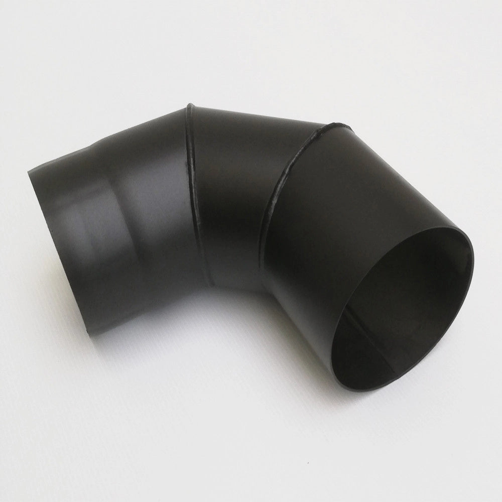 Curva a 90 gradi da 120mm per stufa a legna