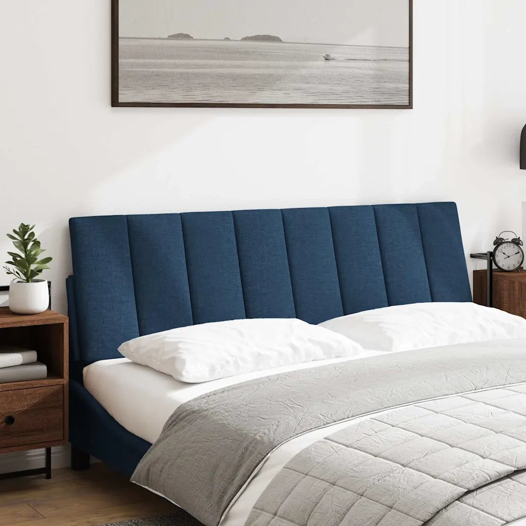 Cuscino Testiera Hanko Blu 160 cm in Tessuto 4019176