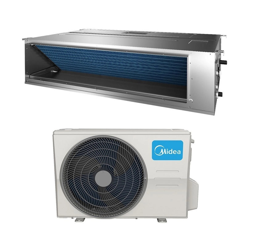 Climatizzatore Condizionatore Canalizzato Canalizzabile Midea Inverter 12000 btu R-32 MTIU-12HWFNX-QRD0W completo di tecomando e comando a filo A++ Wi-Fi Optional - NOVITA'