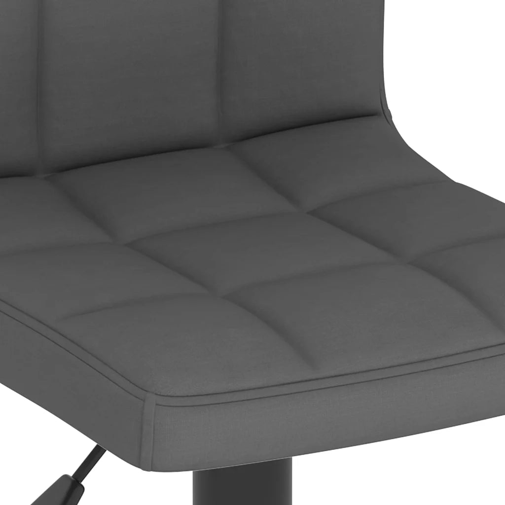 Sgabelli da Bar 2 pz in Tessuto Grigio Scuro 334281