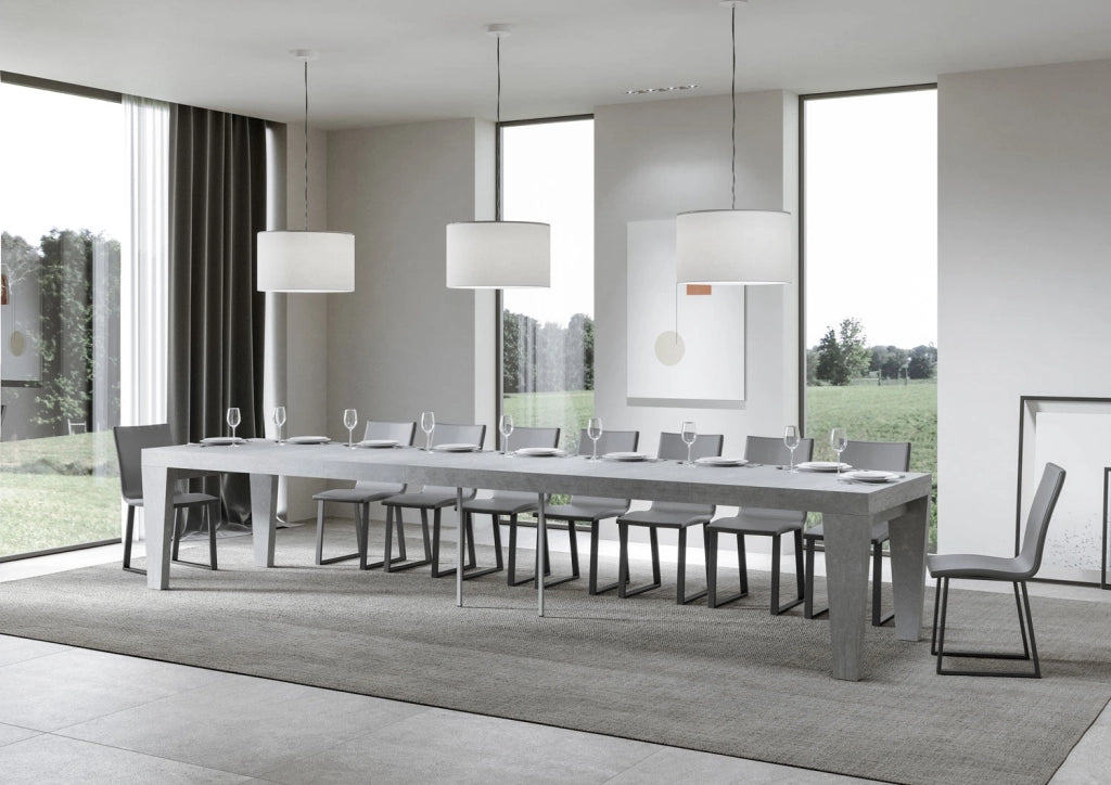 Tavolo Allungabile 180/440x90x77 cm Spimbo Premium Cemento
