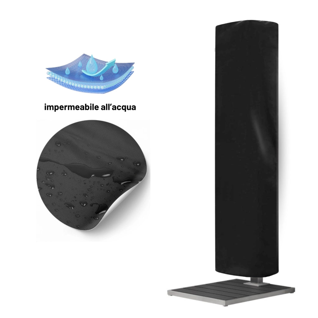 Custodia protettiva doccia esterna impermeabile antivento rivestimento anti uv *** modello faggio, confezione 1