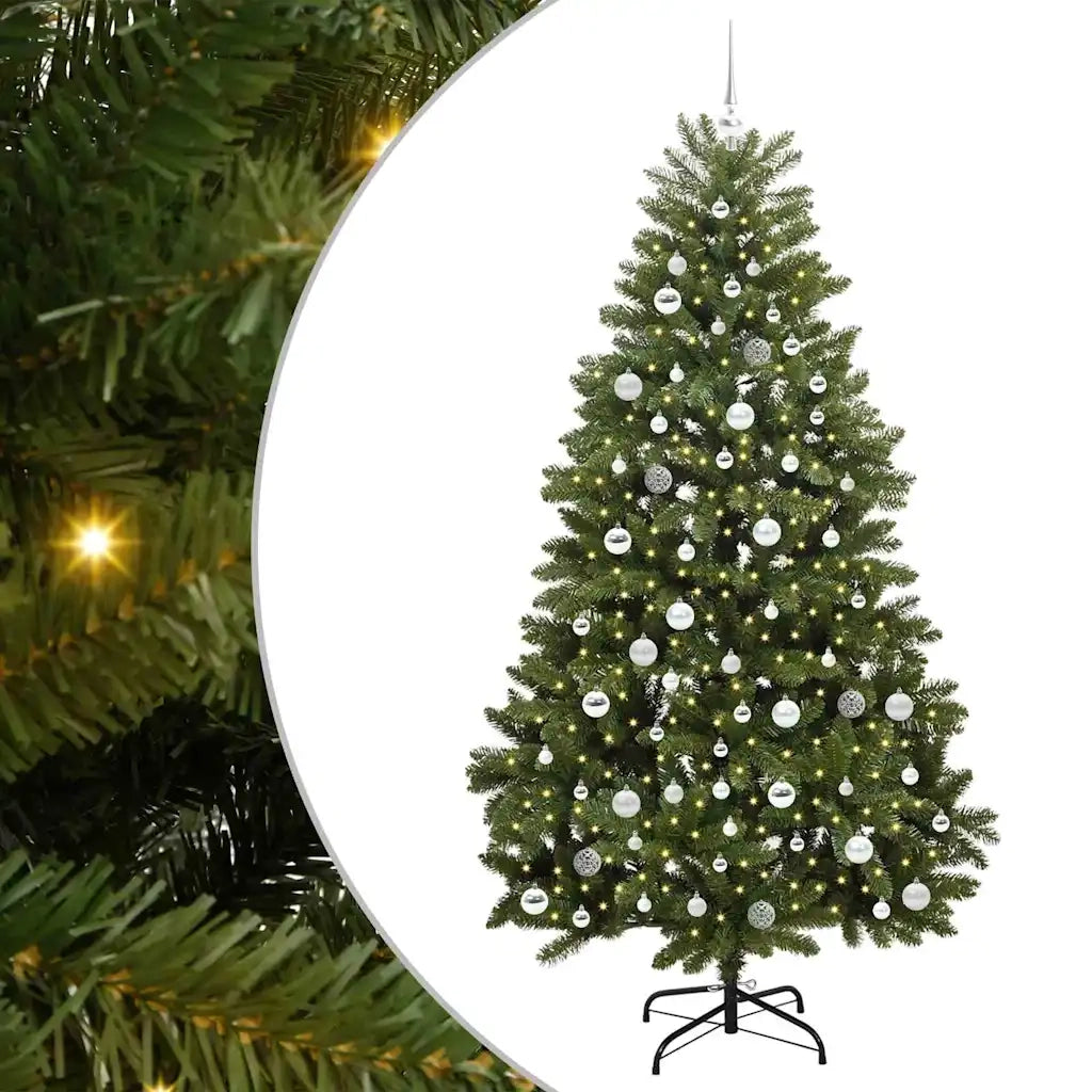 Albero di Natale artificiale Verde 210 cm PVC e Metallo